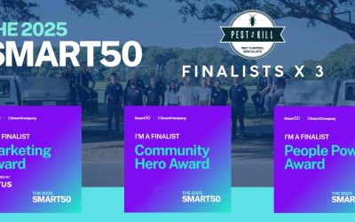 Pest2Kill Named Finalist in Three Smart50 Awards